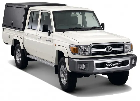 Toyota Land Cruiser 79 double cab with canopy